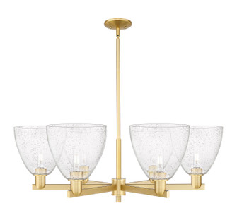 Arcadia Six Light Chandelier in Satin Gold (405|716-6CR-SG-GBD-94)