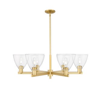 Arcadia Six Light Chandelier in Satin Gold (405|716-6CR-SG-GBD-752)