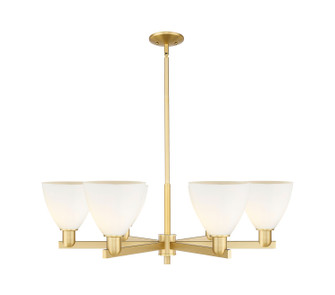Arcadia Six Light Chandelier in Satin Gold (405|716-6CR-SG-GBD-751)
