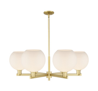 Arcadia Six Light Chandelier in Satin Gold (405|716-6CR-SG-G121-10)