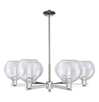 Arcadia Six Light Chandelier in Polished Nickel (405|716-6CR-PN-G124-8)
