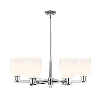 Arcadia Six Light Chandelier in Polished Chrome (405|716-6CR-PC-G558-6GWH)