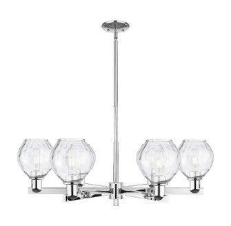 Arcadia Six Light Chandelier in Polished Chrome (405|716-6CR-PC-G362)