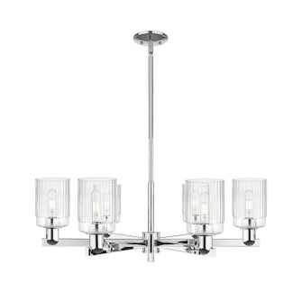 Arcadia Six Light Chandelier in Polished Chrome (405|716-6CR-PC-G342)