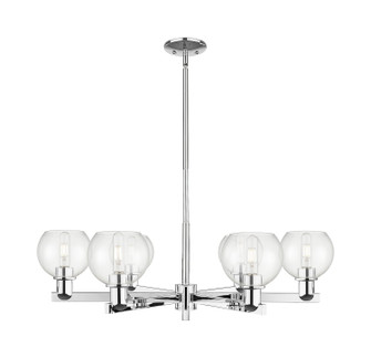 Arcadia Six Light Chandelier in Polished Chrome (405|716-6CR-PC-G122-6)