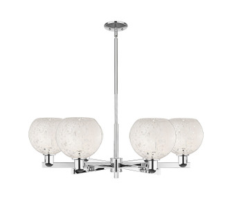 Arcadia Six Light Chandelier in Polished Chrome (405|716-6CR-PC-G1216-8WM)
