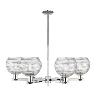 Arcadia Six Light Chandelier in Polished Chrome (405|716-6CR-PC-G1213-8CL)