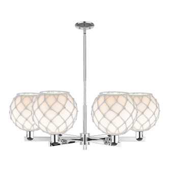 Arcadia Six Light Chandelier in Polished Chrome (405|716-6CR-PC-G121-10RW)