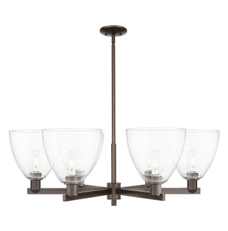 Arcadia Six Light Chandelier in Oil Rubbed Bronze (405|716-6CR-OB-GBD-92)