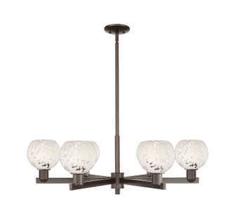 Arcadia Six Light Chandelier in Oil Rubbed Bronze (405|716-6CR-OB-G1216-6WM)