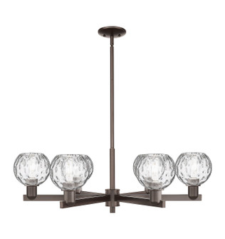 Arcadia Six Light Chandelier in Oil Rubbed Bronze (405|716-6CR-OB-G1215-6)