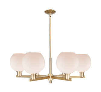 Arcadia Six Light Chandelier in Champagne Bronze (405|716-6CR-CB-G121-8)