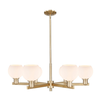 Arcadia Six Light Chandelier in Champagne Bronze (405|716-6CR-CB-G121-6)