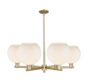 Arcadia Six Light Chandelier in Champagne Bronze (405|716-6CR-CB-G121-10)