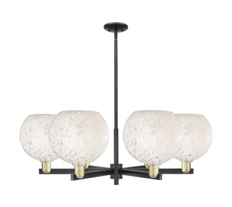 Arcadia Six Light Chandelier in Black Antique Brass (405|716-6CR-BAB-G1216-10WM)