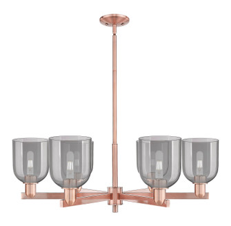 Arcadia Six Light Chandelier in Antique Copper (405|716-6CR-AC-G558-6SM)
