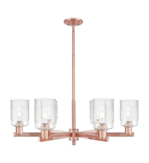 Arcadia Six Light Chandelier in Antique Copper (405|716-6CR-AC-G342)