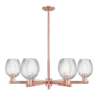 Arcadia Six Light Chandelier in Antique Copper (405|716-6CR-AC-G292)