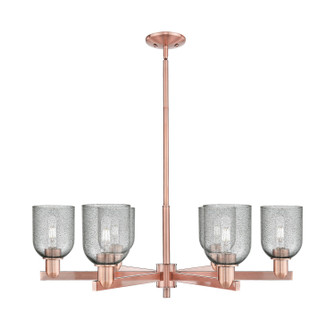Arcadia Six Light Chandelier in Antique Copper (405|716-6CR-AC-G257)