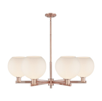 Arcadia Six Light Chandelier in Antique Copper (405|716-6CR-AC-G121-10)