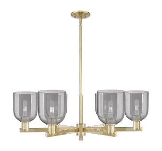 Arcadia Six Light Chandelier in Antique Brass (405|716-6CR-AB-G558-6SM)