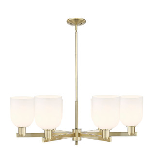 Arcadia Six Light Chandelier in Antique Brass (405|716-6CR-AB-G558-6GWH)