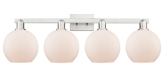Arcadia Four Light Bath Vanity in Brushed Satin Nickel (405|716-4W-SN-G121-8)