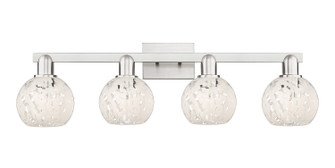 Arcadia Four Light Bath Vanity in Brushed Satin Nickel (405|716-4W-SN-G1216-6WM)