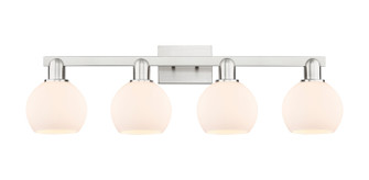 Arcadia Four Light Bath Vanity in Brushed Satin Nickel (405|716-4W-SN-G121-6)
