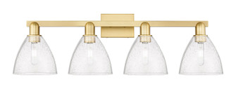Arcadia Four Light Bath Vanity in Satin Gold (405|716-4W-SG-GBD-754)