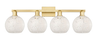 Arcadia Four Light Bath Vanity in Satin Gold (405|716-4W-SG-G1216-8WM)