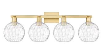 Arcadia Four Light Bath Vanity in Satin Gold (405|716-4W-SG-G1215-8)
