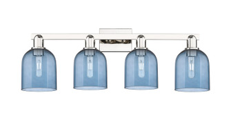 Arcadia Four Light Bath Vanity in Polished Nickel (405|716-4W-PN-G558-6BL)