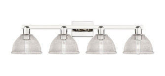 Arcadia Four Light Bath Vanity in Polished Nickel (405|716-4W-PN-G422)