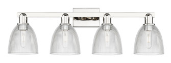 Arcadia Four Light Bath Vanity in Polished Nickel (405|716-4W-PN-G382)