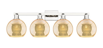 Arcadia Four Light Bath Vanity in Polished Nickel (405|716-4W-PN-G128-8)