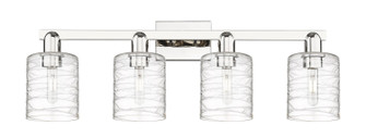 Arcadia Four Light Bath Vanity in Polished Nickel (405|716-4W-PN-G1113)