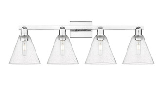 Arcadia Four Light Bath Vanity in Polished Chrome (405|716-4W-PC-GBC-84)