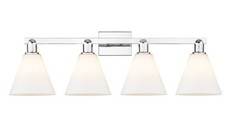 Arcadia Four Light Bath Vanity in Polished Chrome (405|716-4W-PC-GBC-81)