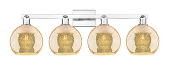 Arcadia Four Light Bath Vanity in Polished Chrome (405|716-4W-PC-G128-8)
