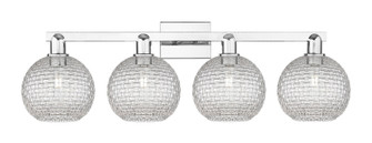 Arcadia Four Light Bath Vanity in Polished Chrome (405|716-4W-PC-G122C-8CL)