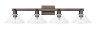 Arcadia Four Light Bath Vanity in Oil Rubbed Bronze (405|716-4W-OB-G132)