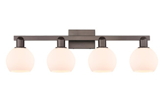 Arcadia Four Light Bath Vanity in Oil Rubbed Bronze (405|716-4W-OB-G121-6)