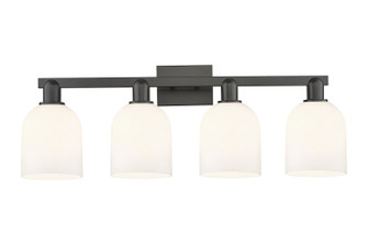 Arcadia Four Light Bath Vanity in Matte Black (405|716-4W-BK-G558-6GWH)
