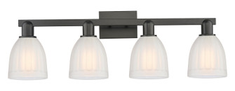 Arcadia Four Light Bath Vanity in Matte Black (405|716-4W-BK-G441)