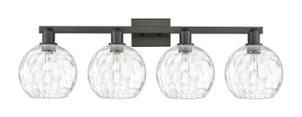 Arcadia Four Light Bath Vanity in Matte Black (405|716-4W-BK-G1215-8)