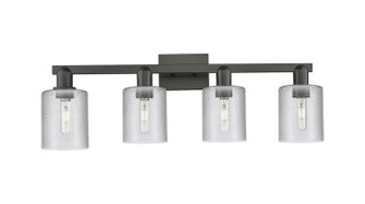 Arcadia Four Light Bath Vanity in Matte Black (405|716-4W-BK-G112)