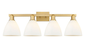 Arcadia Four Light Bath Vanity in Brushed Brass (405|716-4W-BB-GBD-751)