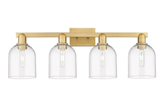 Arcadia Four Light Bath Vanity in Brushed Brass (405|716-4W-BB-G558-6CL)