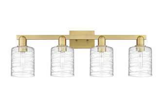 Arcadia Four Light Bath Vanity in Brushed Brass (405|716-4W-BB-G1113)